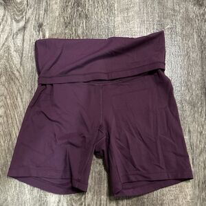 CRZ YOGA Women's Plum Bike Shorts
